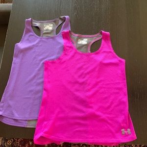 Under Armour Mesh Running Tanks